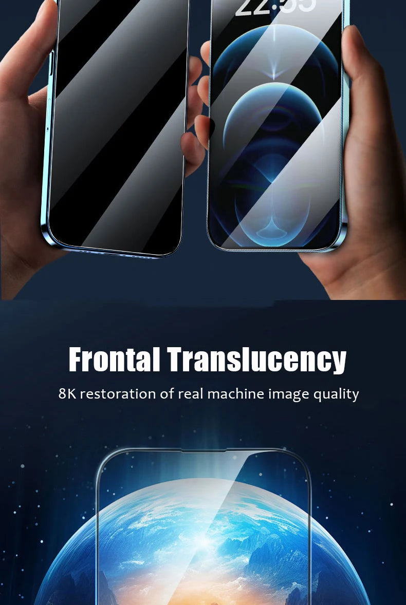 Anti-Spy Tempered Glass for iPhone 11 12 13 14 15 16 Pro Max 15 Plus 13 Mini Privacy Screen Protector For iPhone Xr Xs SE 2020