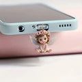 Phone Charm Fairy Phone Accessory Connector Pendant Butterfly Angel Dust Plug For Phone Port Smartphone Anti-Dust