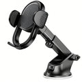Phone Holder for Car【360° Widest View】Extension Long Arm, POJO Universal Handfree Auto Dashboard/Windshield Air Vent Phone Mount