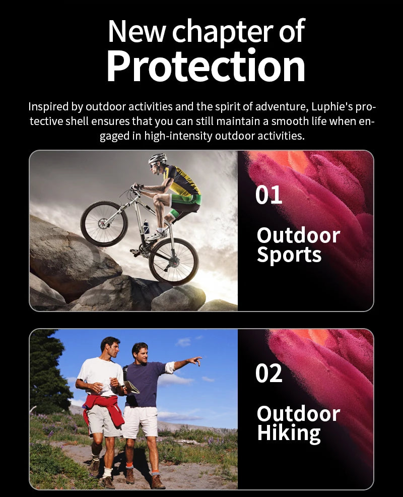 Luphie Metal Full Protect Armor Phone Cover Cases For Iphone 17 15 14 13 Pro XS Max X XR 8 7 SE Case Shockproof Fundas Bumper
