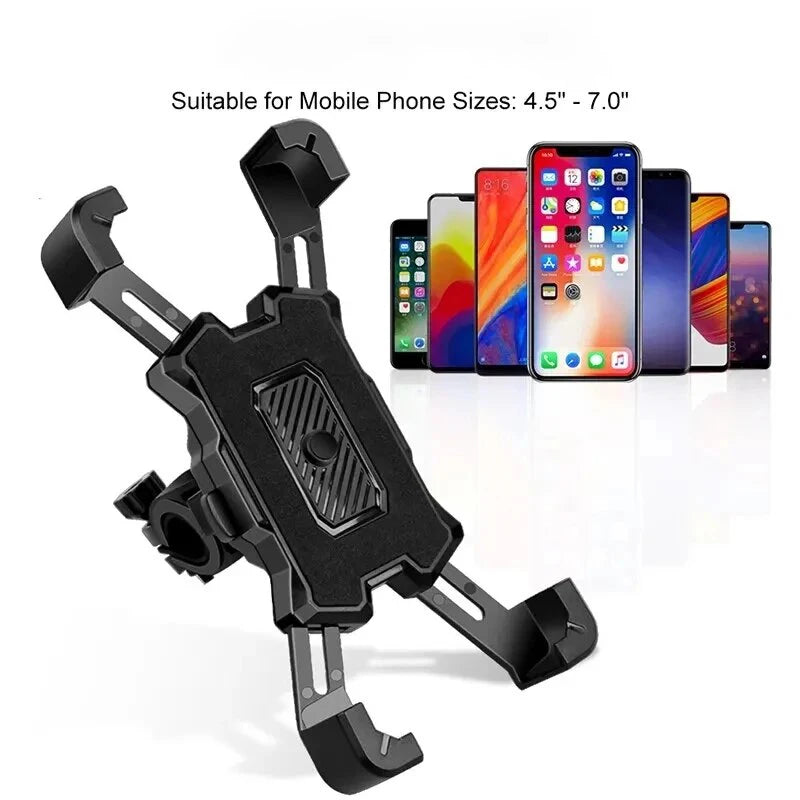 Universal 360° Rotatable Bicycle Phone Holder Non-slip Adjustable Motorcycle MTB Phone Stand Bike Riding Accessory
