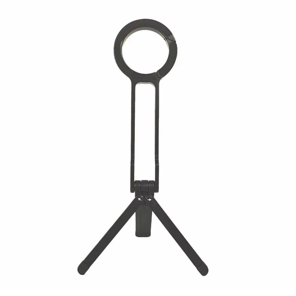 Foldable Phone Tripod Carabiner-Mounted For iPhone 17 16 15 Portable Dual-sided Magnetic Tripod Desk Mount Phone Handle Holder