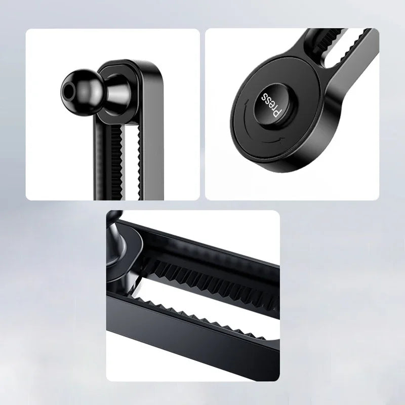 Car Phone Holder Stand Accessory 360° Rotation Adjustable Interior Bracket Extension Rod for 17mm Ball Holder Car Display Screen