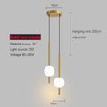Minimalist Pendant Light Bedroom Hanging Lamp Long Line Lighting Black/Gold Living Room TV Background Wall Decor Wire Suspension