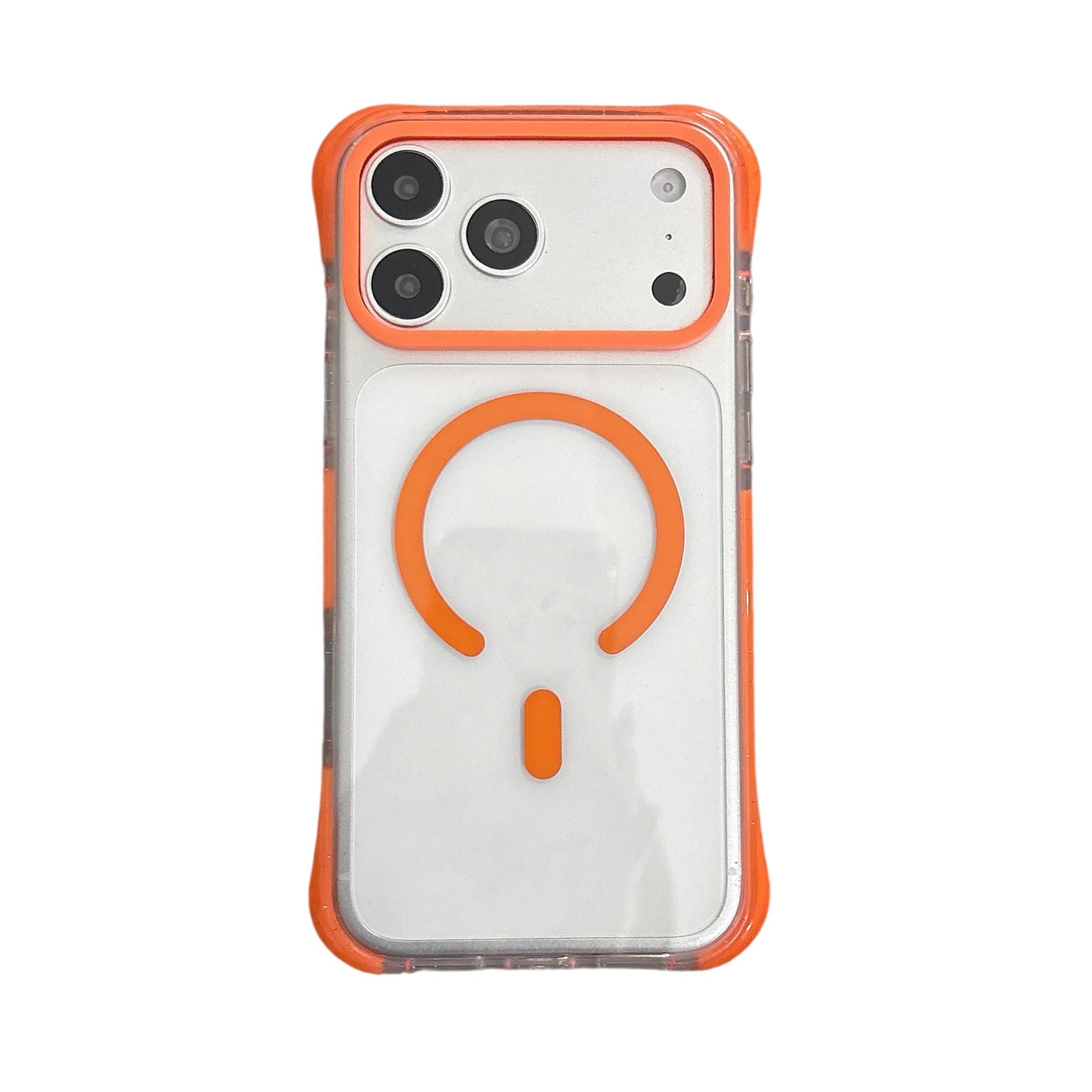 Simple Fashion Transparent For MagSafe Magnetic Phone Case For iPhone 17 16 15 14 13 Pro Max Four Corner Airbag Shockproof Cover